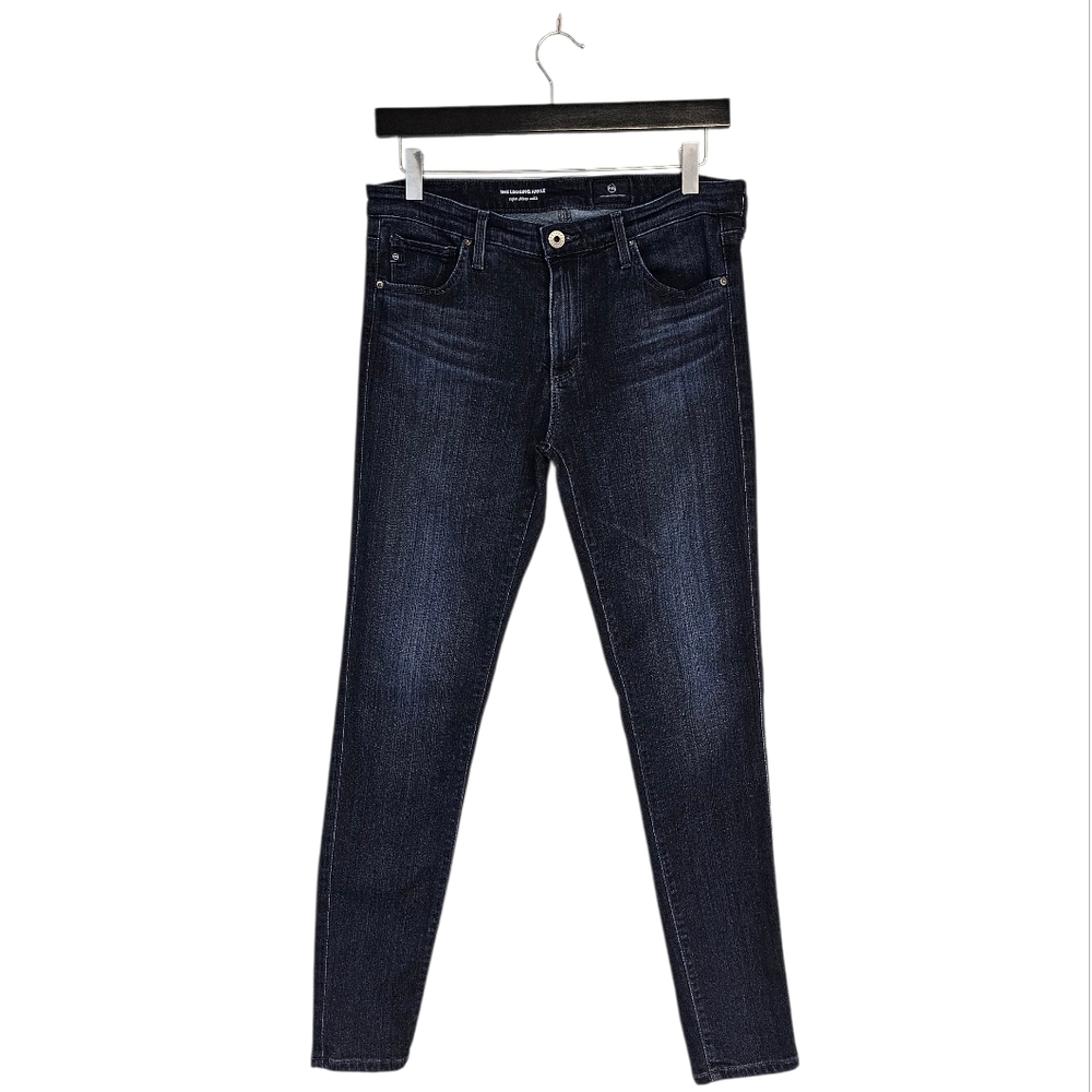 Adriano Goldschmied The Legging Ankle Super‎ Skinny Mid Rise Dark Blue Jeans 29